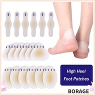 BORAG High Heel Foot Patches Anti-abrasion Feet Pain Relief Plaster Soft Gel Heel Blister Bandage