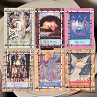 Healing with The Angels Oracle Deck 10.5*7.5cm in Spanish Language 44 Oracle Cards Will Help You Com