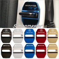 Mercedes Benz AMG W176 W166 C250 C36 4PCS/SET Stainless Steel Car Door Lock Protection Lid Latch Cov