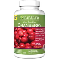 trunature Cranberry 650 mg, 140 Kapsul Vegetarian (2 Pek) 4P9A