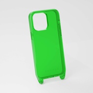 XOUXOU Clear掛繩手機殼iPhone 14/ 亮綠色Acid Clear