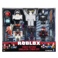 Roblox Action Collection - Tower Defense Simulator: Cyber City Six Figure Pack [includes Exclusive V