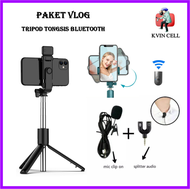 TRIPOD HP / TRIPOD HANDPHONE / TRIPOD TONGSIS BLUETOOTH / TONGSIS 3 IN 1 / TRIPOD VLOG / MIC VLOG YO