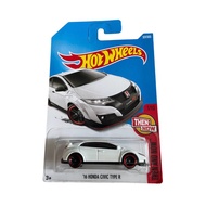 [READY STOCK] Hotwheels 2017 Then and Now - ‘16 Honda Civic Type R (FK2R) (Championship White) (Rare
