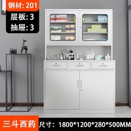 ST-🚢Stainless Steel File Cabinet Wardrobe Staff Bathroom Locker Cupboard Multi-Door Canteen Tableware Cupboard