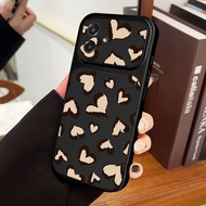 YBD Phone Case For Motorola Moto G13 G23 G14 G32 G34 G35 G52 Hot Sale Orange Heart Leopard Durable L