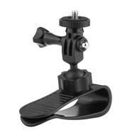1 PCS Action Camera Car Sun Visor Mount Action Camera Accessories Black Plastic for ACTION 4 X3 with 1/4 Inch Adapter