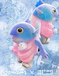 CHINO LAM × INSTINCTOY 
FROZEN MAGURO SENPAI
(BLUE G.I.D) 大久保 豆芽水產 鮪魚前輩 植毛夜光