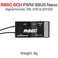 RadioMaster R81 R84 R86 R86C R88 V2 2.4GHz 1KM SBUS ตัวรับสัญญาณนาโนเข้ากันได้กับ FrSky D8 TX16S สนั