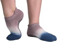 Tie Dye Colorful Non Slip Anti Skid Yoga Grip Socks for Pilates, Barre, Ballet, Trampoline, Hospital, Exercise, Gym