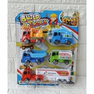 5pcs Complete Car Toys Gifts for Boys 2 3 4 5 Years Old