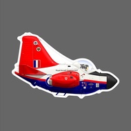 B-57 Bomber Campbella Q Version Military Aircraft Waterproof 3M Sticker Size 90mm