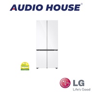 LG GF-B6174TW  611L 4 DOOR FRIDGE  ESSENCE WHITE  3 TICKS  W835xH1860xD736MM  2 YEARS WARRANTY BY LG