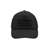 Christian Trucker Hat Faith Mesh Cap Adjustable Breathable Unisex Bible Verse Church Outfit Gift