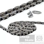 Bicycle Vintage Olive Shape Chain Cycling Bike High End Fixie Chain Bicycle Fixed Gear Parts Fixie B