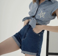 Merge Official - Classic Denim Shorts 01 6 Colors (พร้อมส่ง)