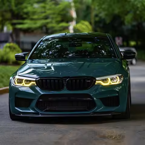 Yellow Lemon DRL Daytime Lights LED Board Module For 2019 BMW 5 Series G30 G31 F90 M5 Gold Lamp Head