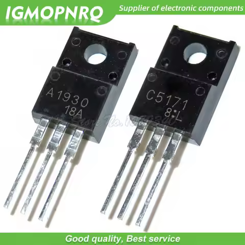 10Pair 20pcs/lot 2SA1930 2SC5171 (10pcs/lot A1930+10pcs/lot C5171) TO-220F Audio Distribution Pairin