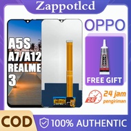 【ORI 100%】LCD OPPO A5S / A7 / A12 / REALME3 FULLSET ORIGINAL LAYAR