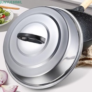 JUNYUE88WL Dome Pot Lid, Round Stainless Steel Pot Cover, Cookware Replacement Heightened Universal 
