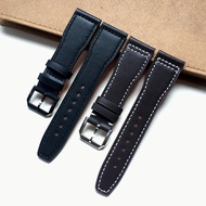 Mr. Strap High-Quality Calfskin Genuine Leather Watch Strap Substitute iwc iwc Mark 1718 The Little Prince Wristband 20 21 22mm Business Casual Matching
