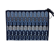 Furla WE00159 第二款手拿包，海軍藍