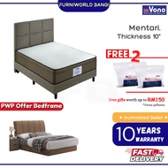 Vono Mentari Mattress OrthoMax Spring 10" Thickness Non Flip 10 years warranty Tilam Bedding