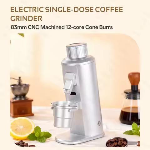 Coffee Grinder,G183C 83mm Conical Burr,Ground Coffee Maker,250RPM 12-Core,Espresso Grinder,Anti Stat
