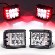 OVOVS Auto Lighting Systems 30W Flashing Work Light Pod 4 Inch Side Shooters Strobe Light For Trucks