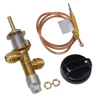 【HOT】 Ready Stock Propane for LPG Gas Safety Control Valve Fire Flame Regulator with Thermocoupler