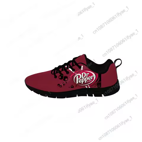 DR Pepper Sneakers Mens Womens Teenager Casual Cloth Shoes Canvas Running Custom Shoes Cosplay Breat