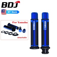 BDJ For Yamaha Nvx Y15zr Y16zr R15 R25 Lc135 Nmax Handlebar Handle Grip With Throttle And Bar End Modified Motorcycle Accessories 2Pcs