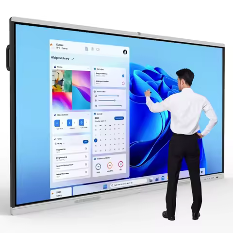 Focus ODM 4K Android OPS 65 Inch Interactive Display Smart Board 75 Inch Touch Screen Monitor Intera