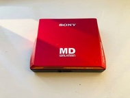 罕有紅色Sony MD Walkman MZ-E75 懷舊 隨身聽 不是Discman