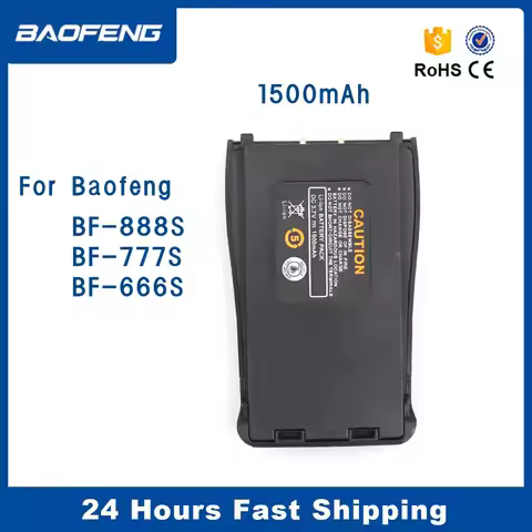 Battery For Baofeng BF-888S 3.7V 1500mAh Li-ion Replaced Battery For Baofeng BF-888S BF-777S BF-666S
