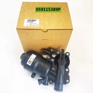 Genuine OEM NEW 059115389K 059115389P Engine Oil Filter Housing For 13-16 Audi Q5 Q7 A6 A7 Quattro 3