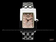 金鐸精品~2081 LONGINES 浪琴 DolceVita 黛綽維納多情系列珍珠母貝面 石英女用鑽錶
