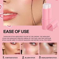 8 Color Blush Highlighter Stick Heart Blush Cream Contour In Highlighter 1 Blush Contour Q6j8