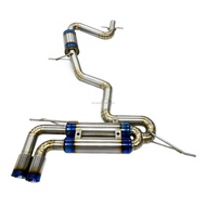 High performance car titanium exhaust catback system for VW Golf GTI MK5