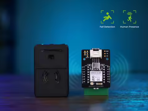 Seeed Studio 60GHz mmWave Sensor Human Fall Detection Sensor MR60FDA2, Home Assistant, ESPHome, Powe