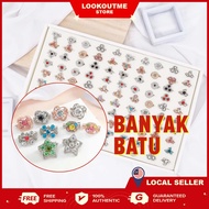 kerongsang tudung 100 pcs pin tudung borong viral comel murah baby brooch swarovski cute jarum peniti tudung korea