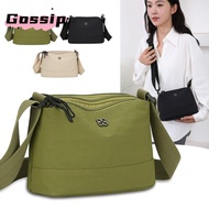GOSSIP Women Shoulder Bag, Casual Style Soft Nylon Cloth Crossbody Bags, Trendy Multiple Pockets Sol