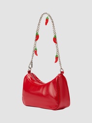 Cider RHINESTONE PEPPER CHAIN SHOULDER BAG