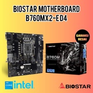 Biostar Motherboard B760M B760MX2-E D4 LGA 1700 intel socket B760 chip