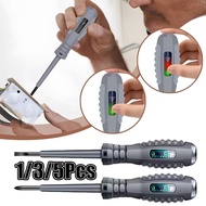 1/3/5Pcs Intelligent Voltage Tester Pen AC Non-contact Induction Test Pencil/Magnetic Measuring Pen Screwdriver