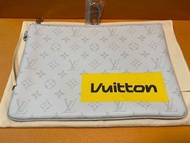 Louis Vuitton LV M68310 白色 monogram Pochette Clutch 手揸包 公文袋