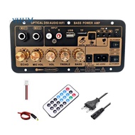 Bluetooth Digital Amplifier Board with Optical Audio Input Karaoke Amplifier Home/Car Subwoofer Amplifier Board Easy Install (EU Plug)