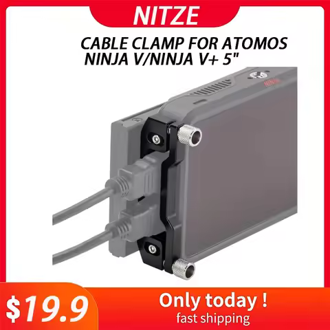 Nitze HDMI-compatible Cable Clamp for Atomos Ninja V/Ninja V+ 5"