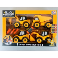 4 IN 1 TRUCK TOYS Truck Assembled Kids Toys Excavator Toys Lorry Toys Children Truck Toys Mainan Lor