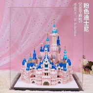 Compatible with Lego Disney Castle Building Blocks Chinese Micro-Particle Building Assembly Building Blocks Ancient Buil